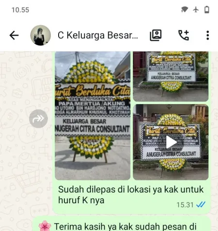 Pengiriman Papan Bunga Duka Gereja Hkbp Jakarta