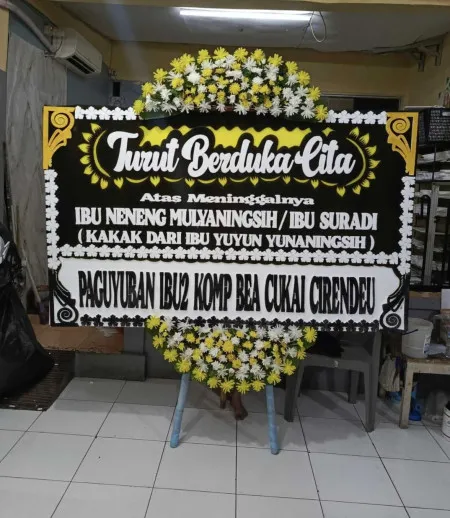 Papan Bunga Duka Gereja Hkbp Jakarta