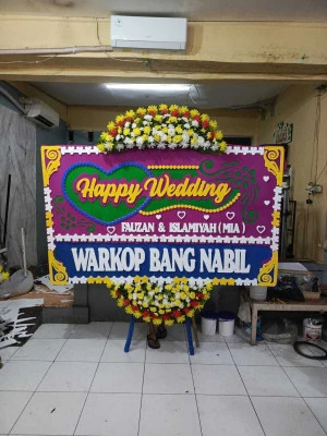 Papan Bunga di Gereja Hkbp Jakarta