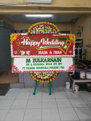 Papan Bunga di Gereja Hkbp Jakarta