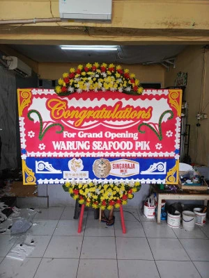 Papan Bunga di Gereja Hkbp Jakarta