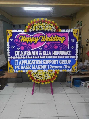 Papan Bunga di Gereja Hkbp Jakarta